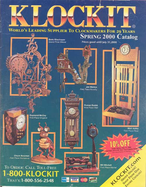 Klockit Spring 2000 Catalog — Grand Prize Winner