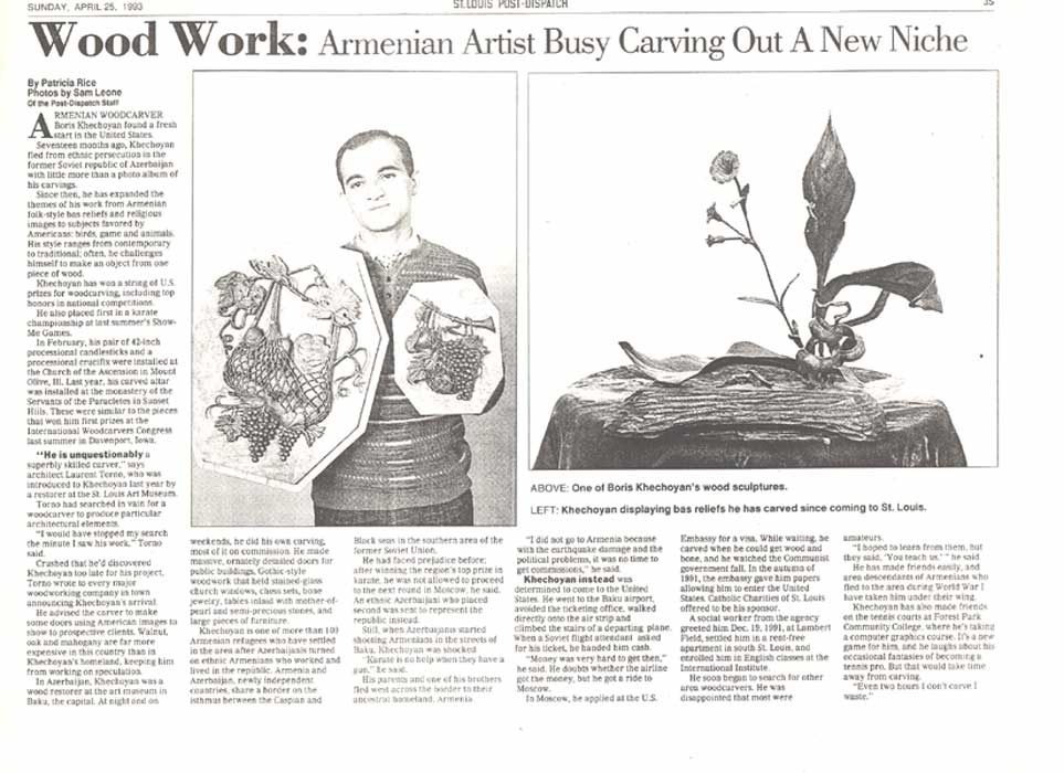 Immigrant carves out niche in woodworking — St. Louis Post-Dispatch